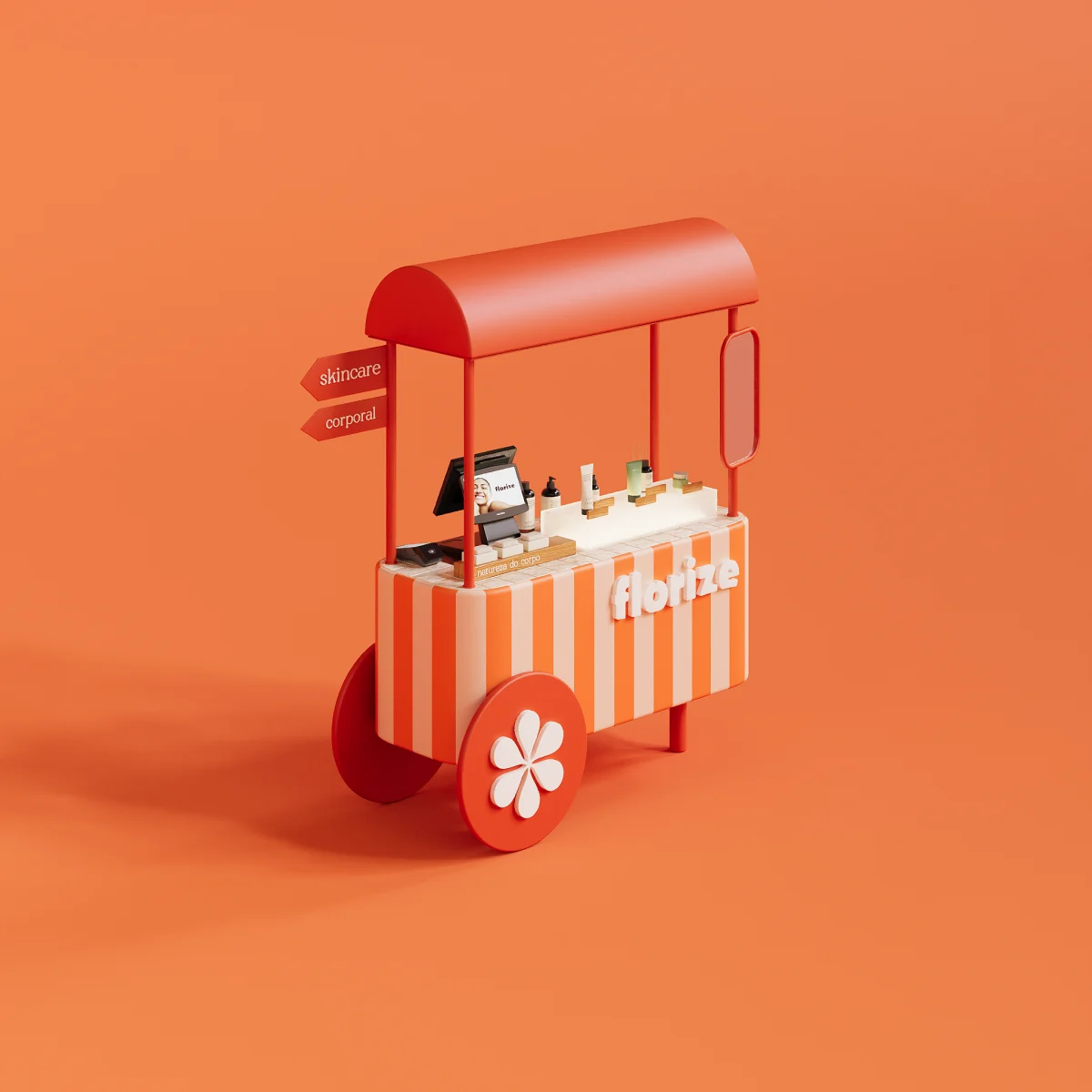 Produtos Flô disponíveis na Florize